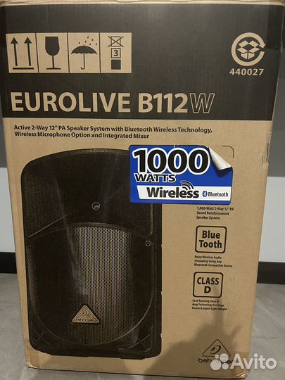 Акустическая система Behringer B112W с Bluetooth