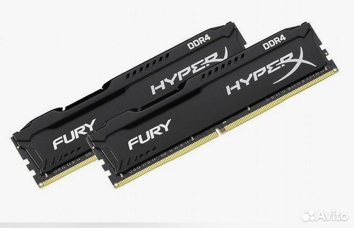 Оперативная память HyperX Fury DDR4 16Gb 2666Mhz