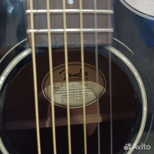 Акустическая гитара fender cd 60
