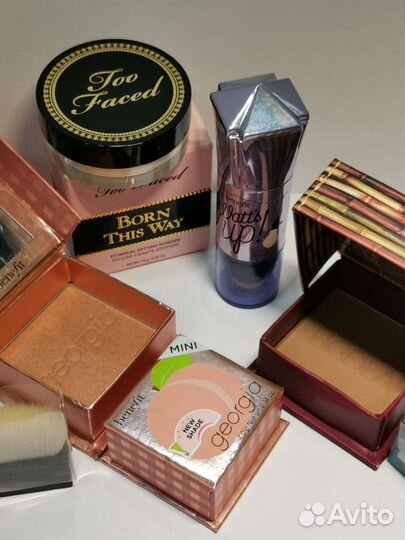 Benefit румяна, бронзер, пудра Too Faced