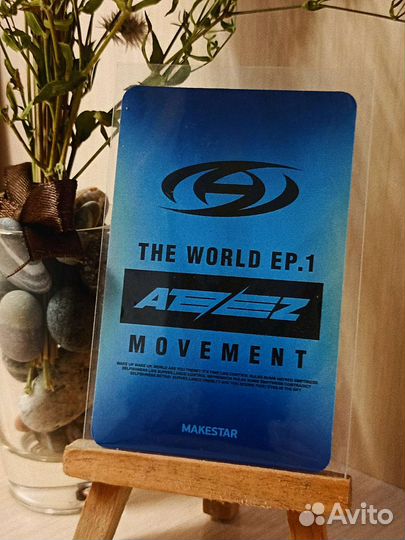 Альбом ateez THE world + карта оригинал хонджуна