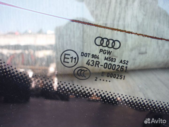 Стекло заднее №90 Audi A6 (C7) 2016