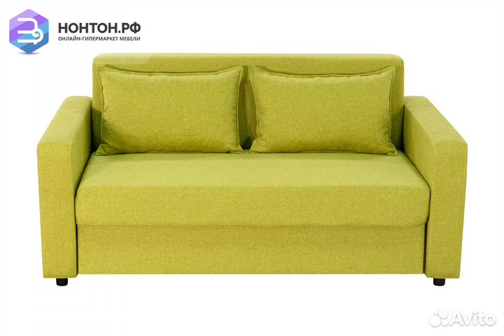 Диван еврокнижка Алекс 1 оливковый