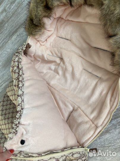 Зимний конверт на коляску