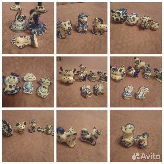 Фигурки гжель