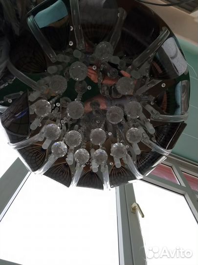 Люстра потолочная светодиодная с пультом