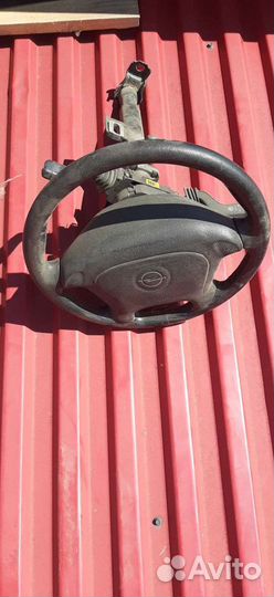 Продам руль с поворотниками опель омега б