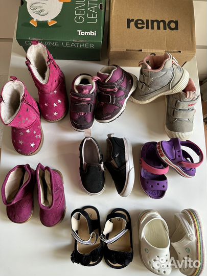 Сандалии, сабо crocs, ботинки reima, viking