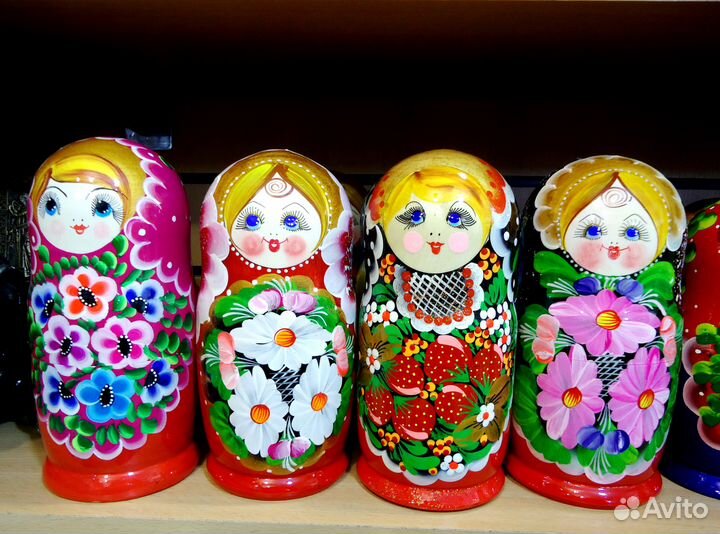 Матрёшки, матрёшки штоф