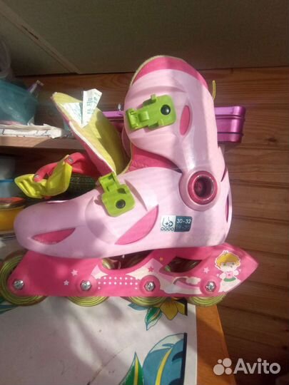 Роликовые коньки oxelo размер 30-32 (19-20 см