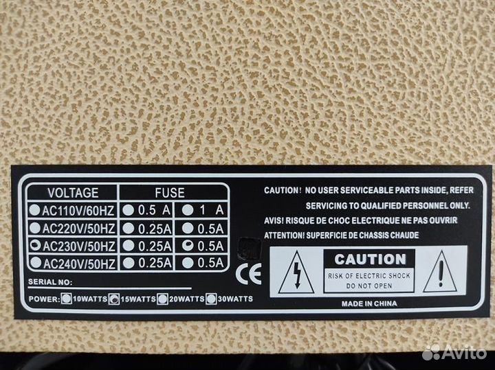 Комбо усилитель BG WA15