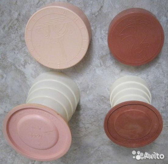 Стакан складной пластмассовый для напитков СССР