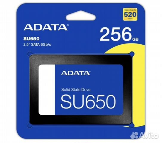 SSD adata SU650 на 256GB