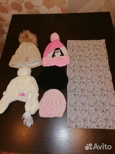 Комплект шапка, шарф-снуд