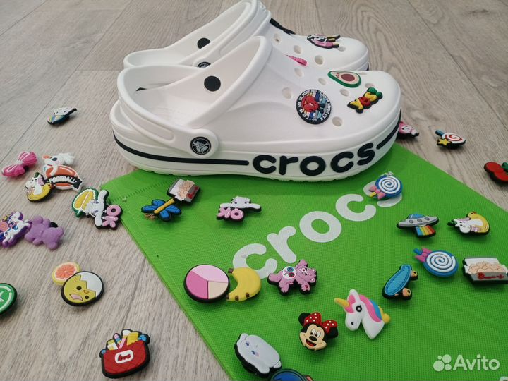 Crocs сабо новые белые 37, 38 размер
