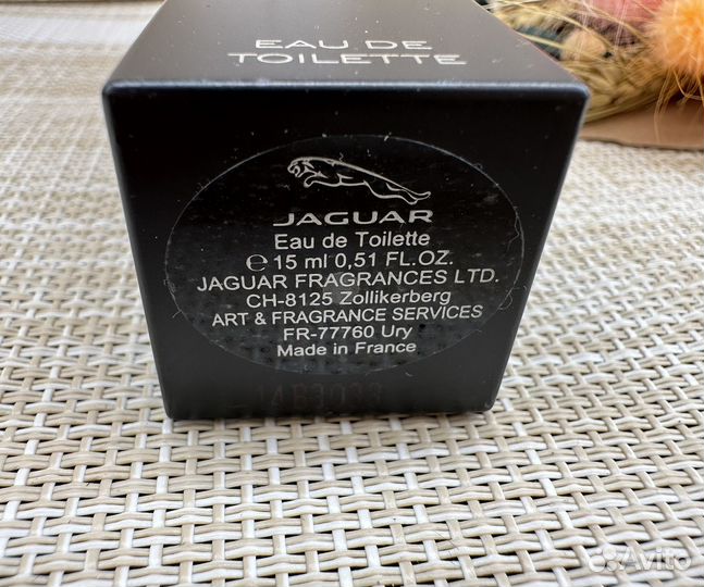 Jaguar innovation eau de toilette 15 мл оригинал