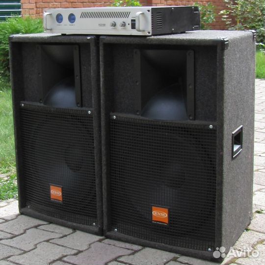 Колонки EVM 1400W QS153 Pro-Стерео Усилитель звука