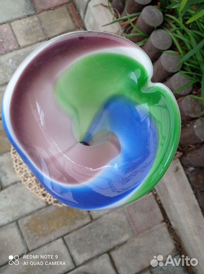 Вазы из цветного стекла СССР 50 см