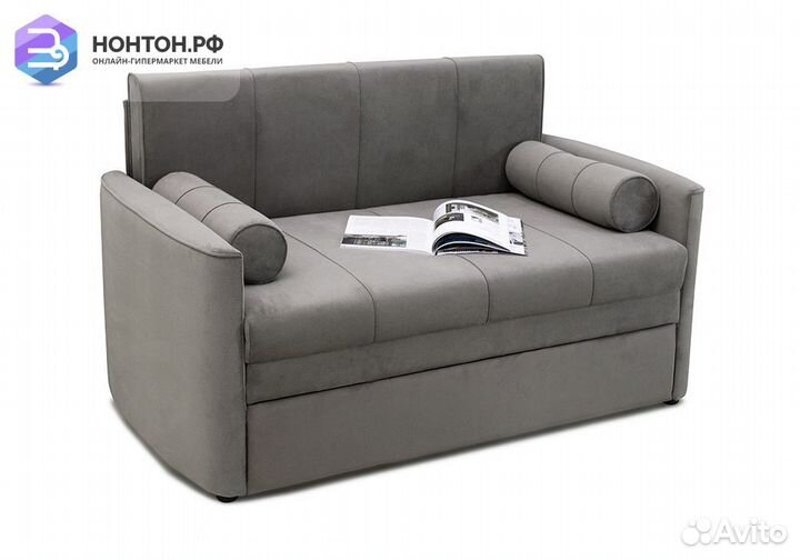 Диван выкатной Мелани серый