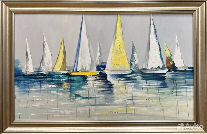 Картина маслом, абстракция 