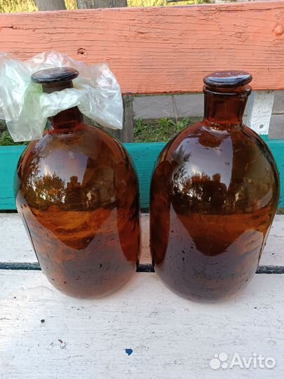 Бутыли коричневые 6-ти литровые СССР