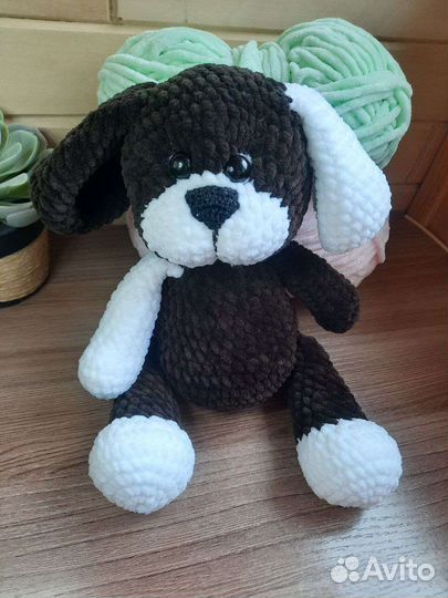 Собачка / Вязаные игрушки / Ручная работа