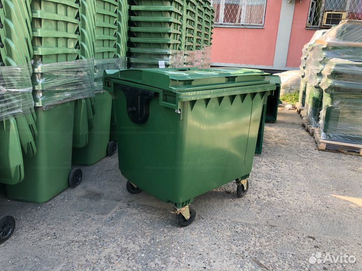 Мусорный Пластиковый Евроконтейнер 1100л C1525