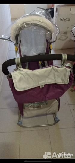 Детские санки коляска бу