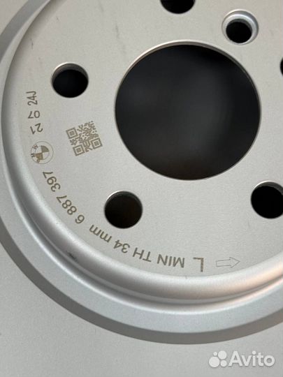 34116887397 BMW Диск тормозной передний