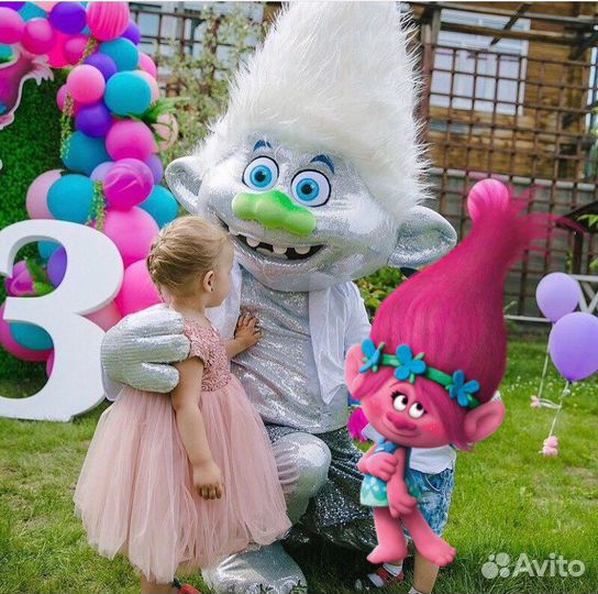 Ростовые куклы тролли Розочка и Алмаз