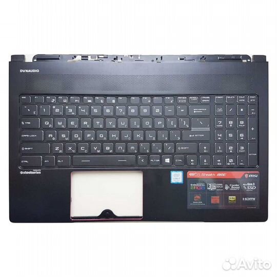 Верхняя часть с клав. MSI GS63 v.2. Отп. в регионы