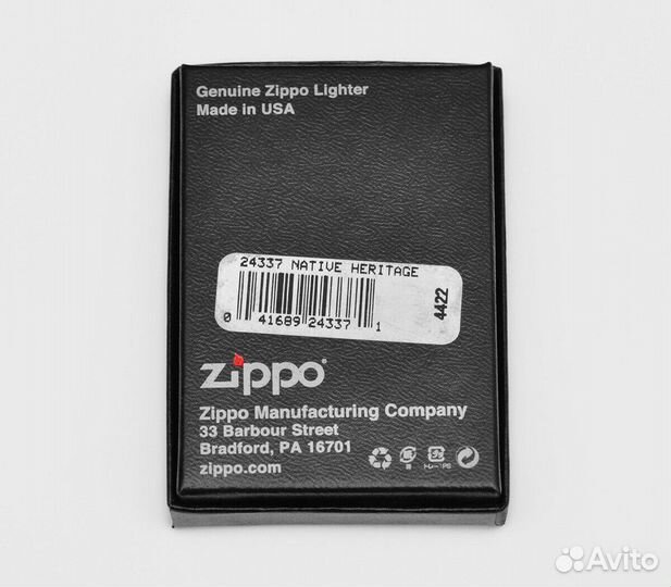 Зажигалка Zippo 24337 Native Heritage Оригинал