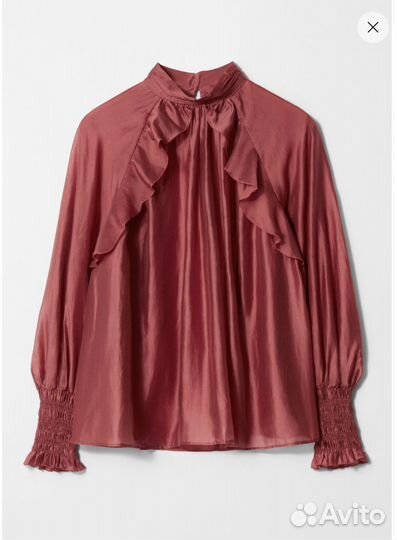 Блузка other stories бардовая