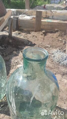 Бутыль стеклянная