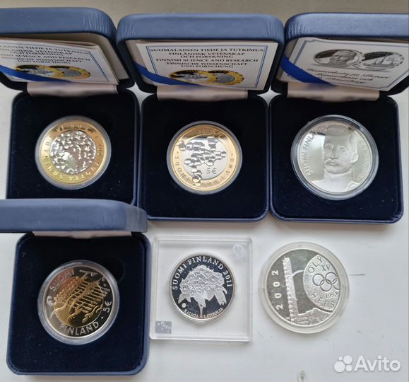 5 и 10 евро Финляндия