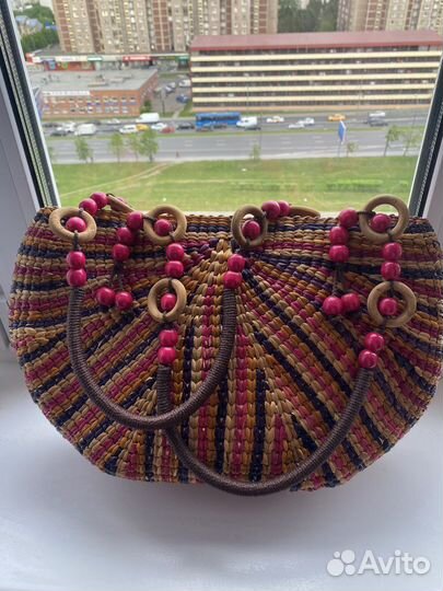 Сумка женская плетеная