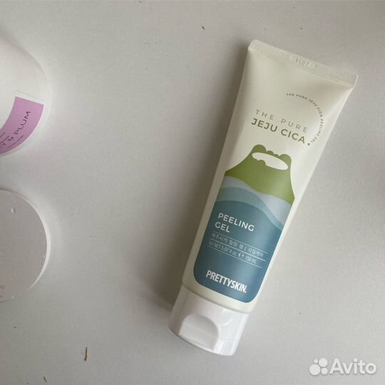 Пилинг-гель для лица с центеллой Pretty Skin Корея