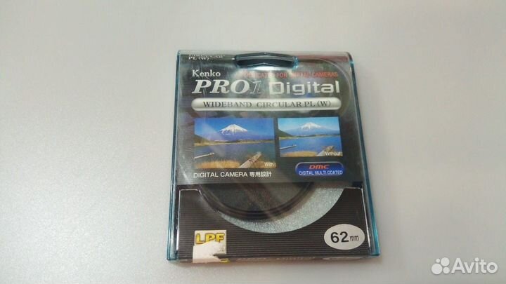 Поляризационный фильтр kenko 62мм PRO 1D CPL