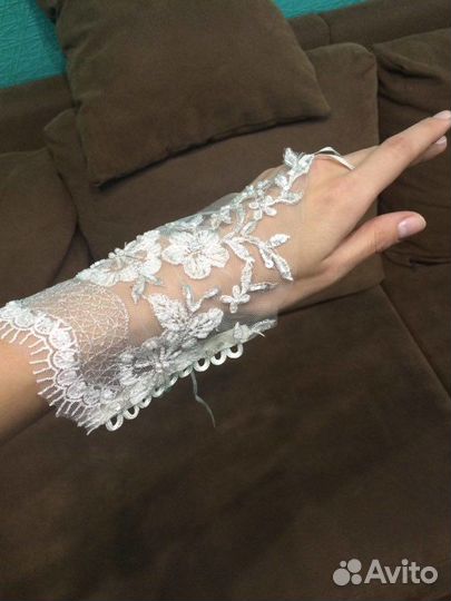 Свадебные перчатки (новые)