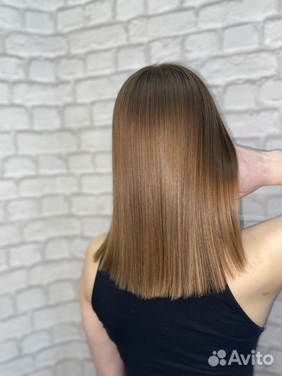 Кератиновое выпрямление