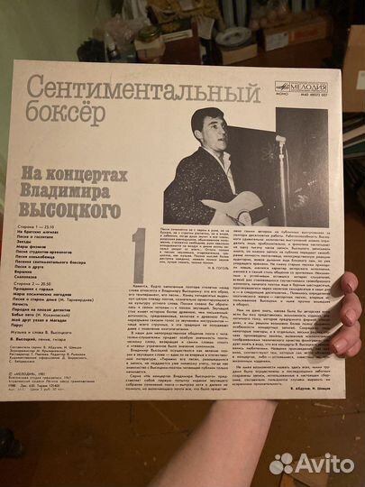 Виниловые пластинки Высоцкий