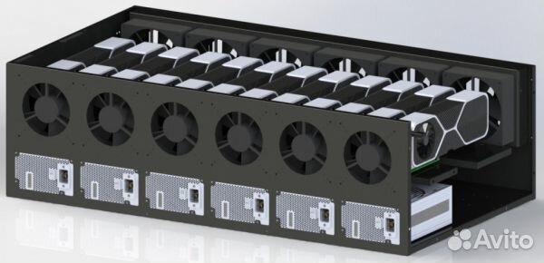Корпус продувной для gpu ферм