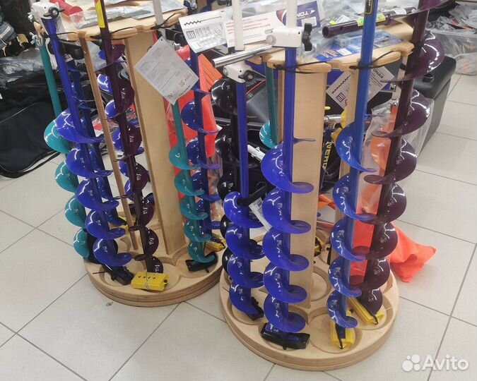 Ледобуры, шнеки для шуруповертов, буры зимние