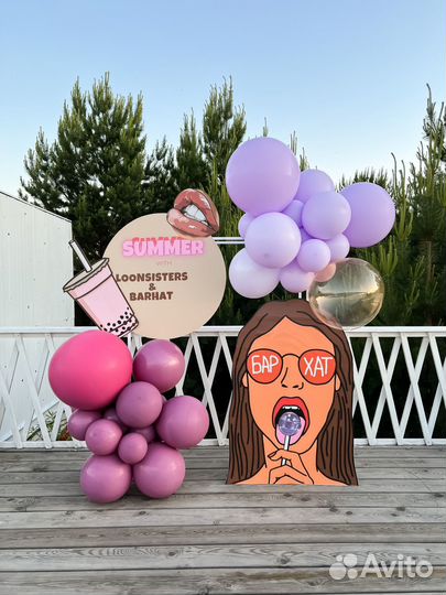 Фотозона. Оформление шарами уфа