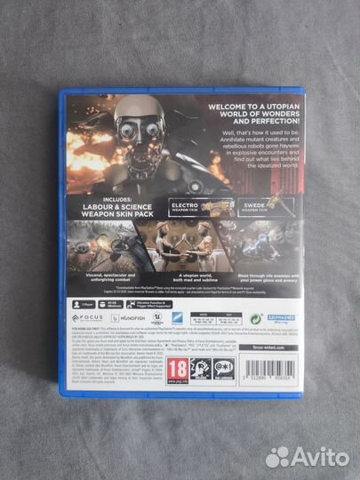 Atomic heart ps5 диск