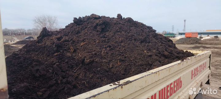Перегной (навоз коровий) - доставка самосвалом
