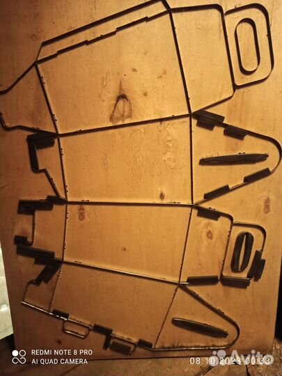 Вырубная форма коробки