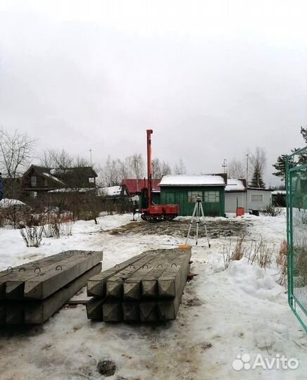 Фундамент на жб сваях под ключ / Жб сваи