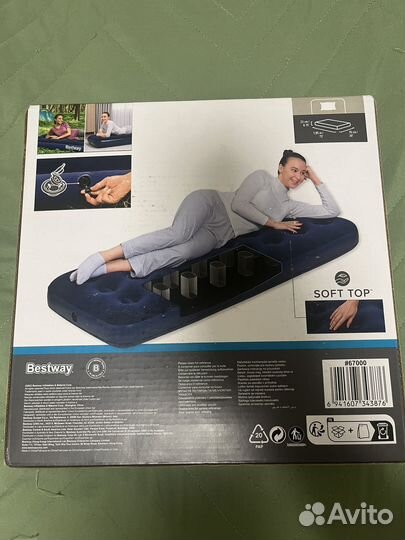 Надувной матрас bestway 185х76
