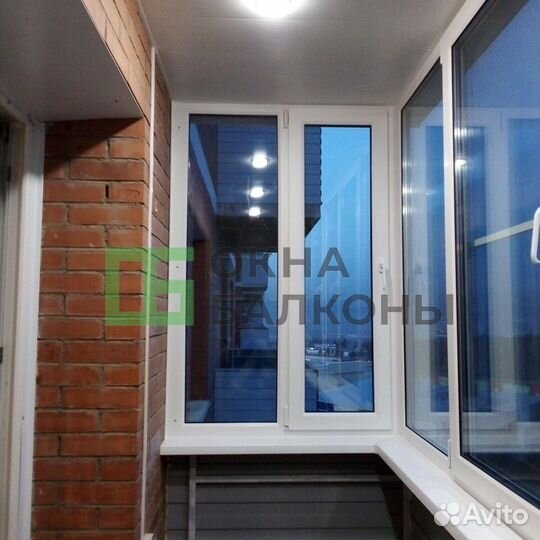 Остекление балконов в панельном доме